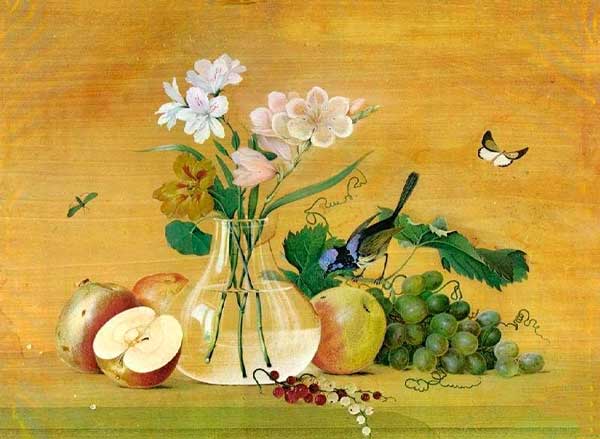 Цветы фрукты птица Толстого по картине 5 класс Анализ стихотворения